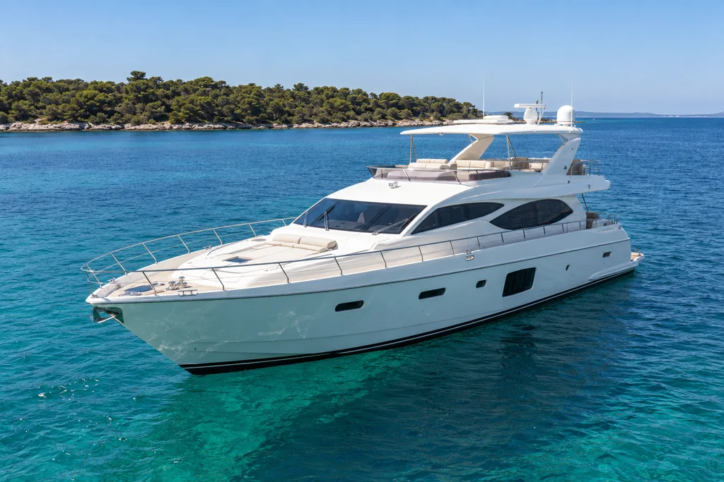 Motor yacht for a private Cannes day charter