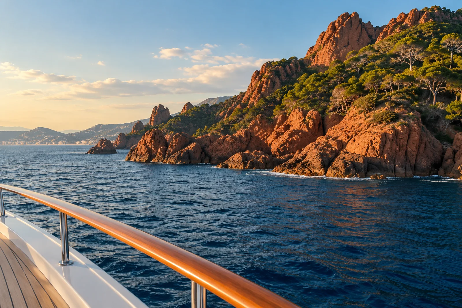 Cannes to the Estérel coast by yacht