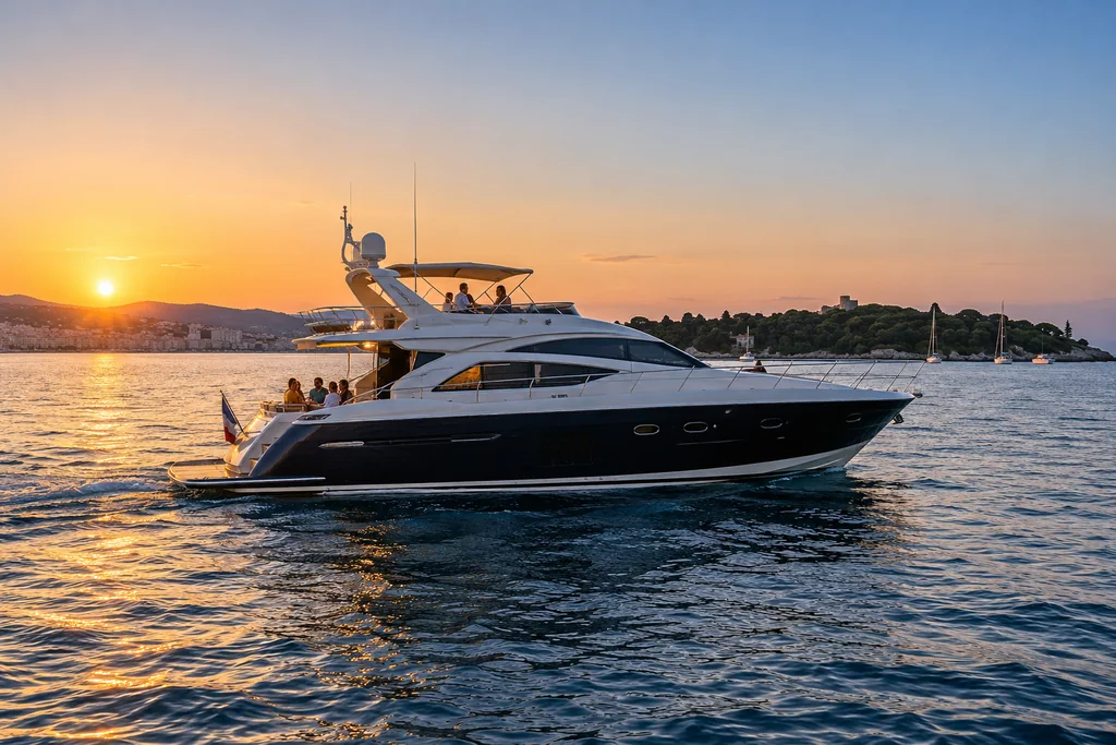 Family yacht days in Cannes
