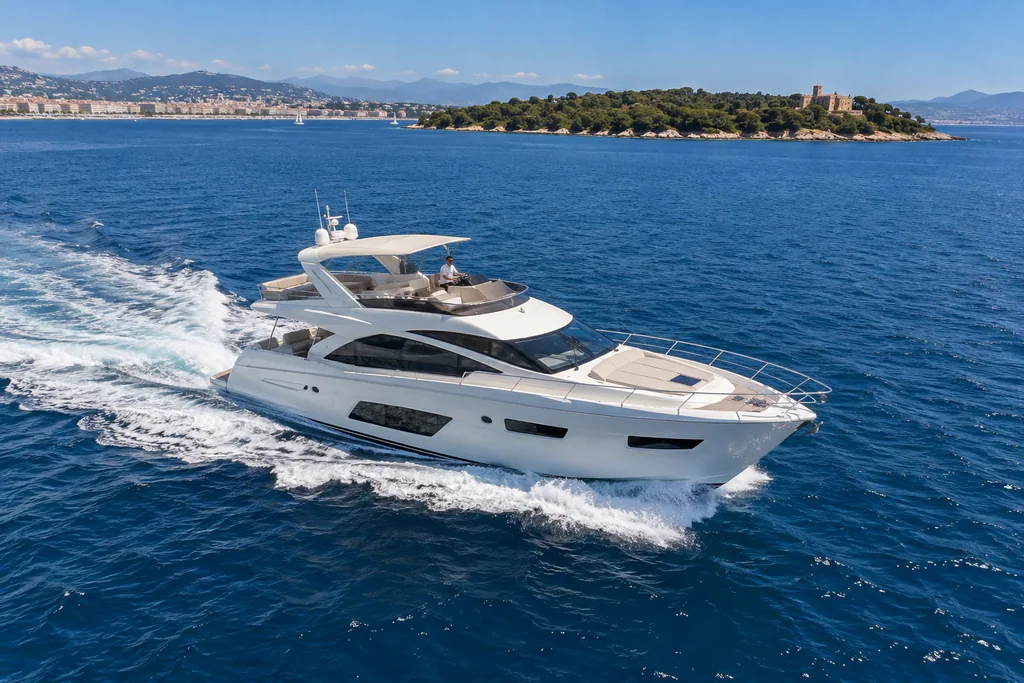 Prendre de la hauteur sur un yacht à flybridge