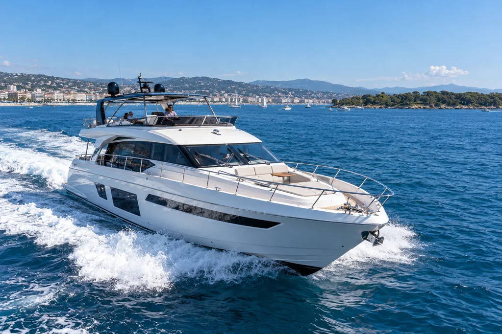 Motor yacht charter in Cannes